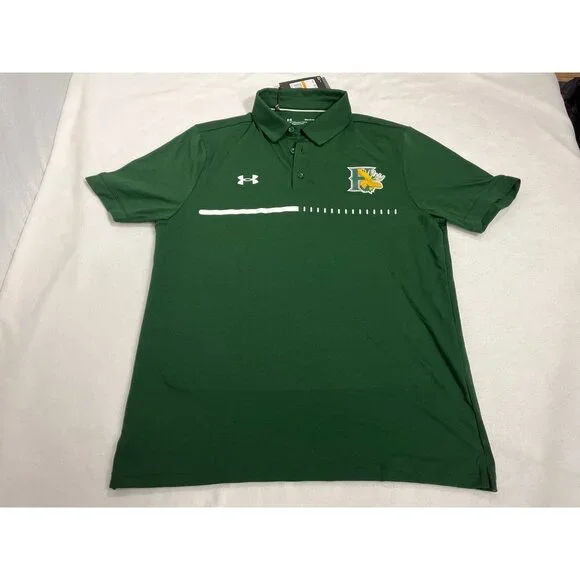 Halifax Mooseheads Under Armour UA Vanish Polo Mens Small Green NWT - Picture 5 of 16